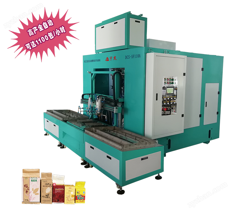 DCS-5F110A全自动六面整形真空包装机